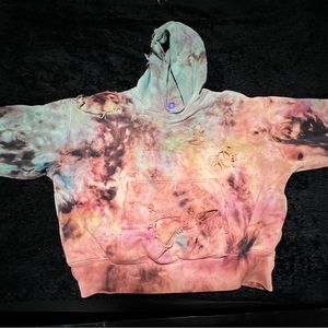 YZY gap customized and distressed LG hoodie - used.
